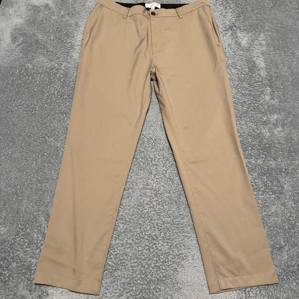Mott & Bow Pants Mens 36 x30 Tech Trouser Khaki Tan **